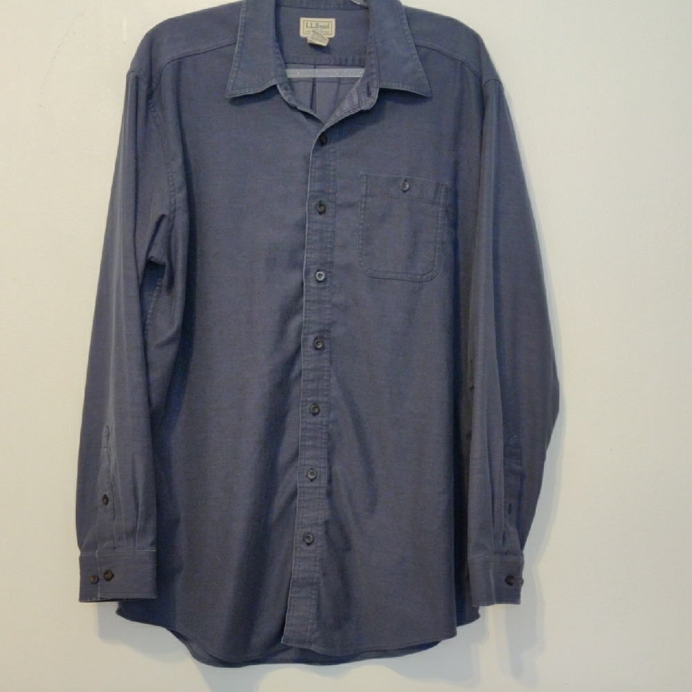 L.L.Bean.  Men's Blue Shirt